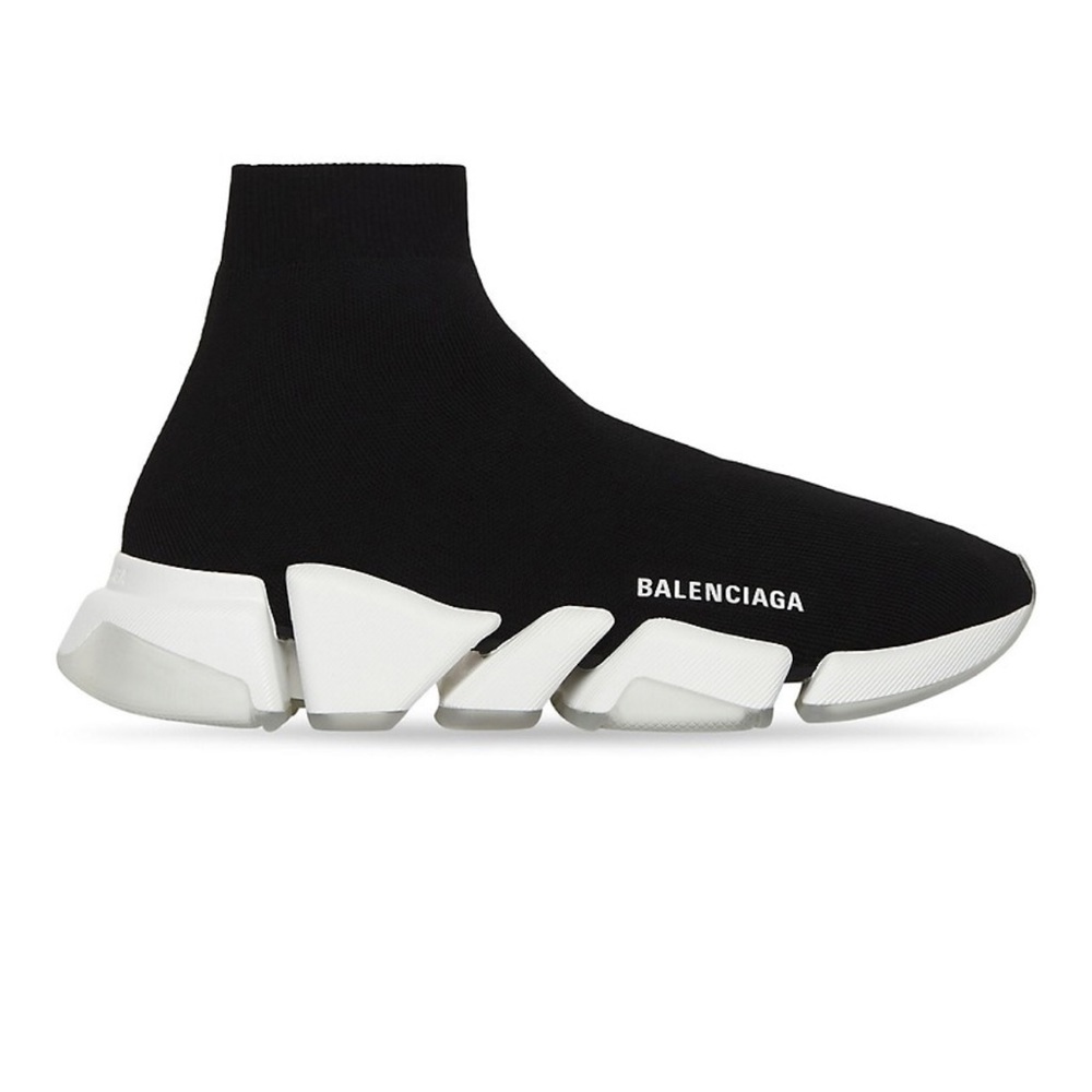 Balenciaga Speed 2.0 Transparent Sole Sock Sneaker (Women), size 10 New in box